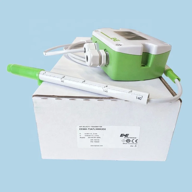 Original E+E anemometer EE660-T2A7L200/T3A7L300K2D2 Wind speed sensor duct