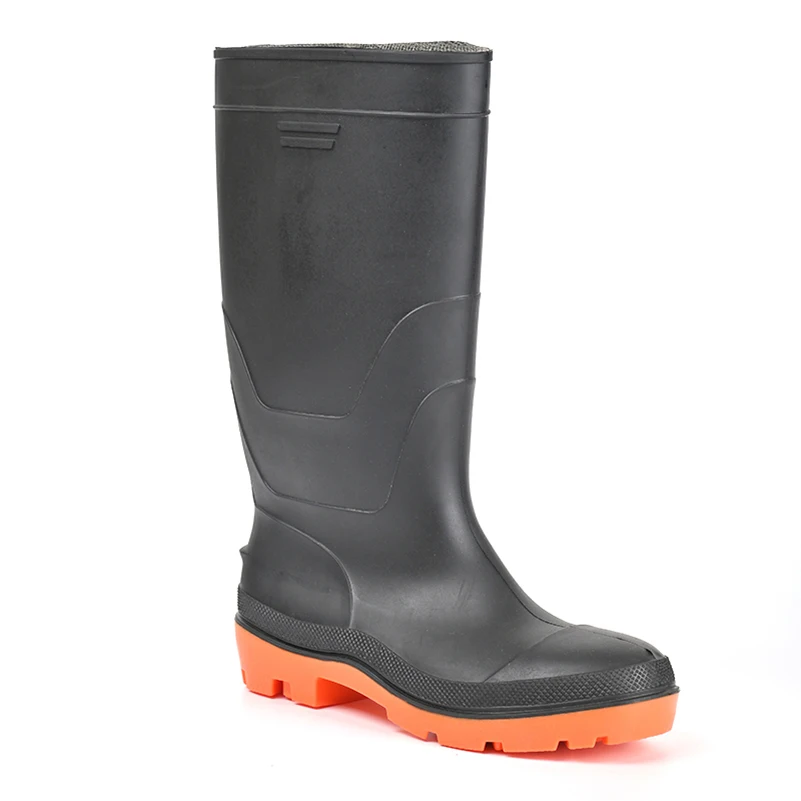 Engineering Steel Toe Rain Boots Industrial Chemical Acid And Alkali Waterproof Rain Boots Manufacturers