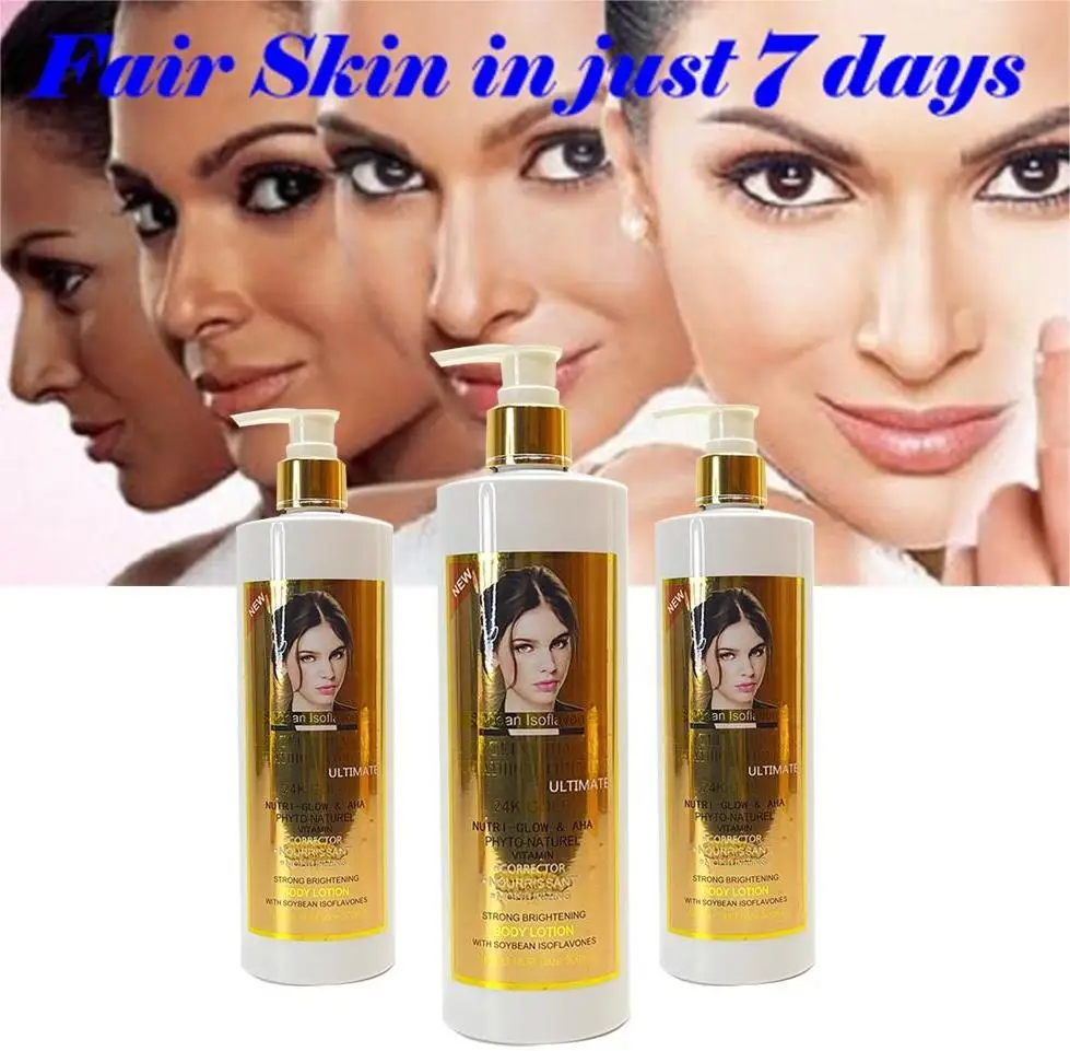 Best Customize Naturel 24K Gold Body Cream Eclaircissant Glutathiones Comprime Whitening Bleaching Body Lotion For Black Skin