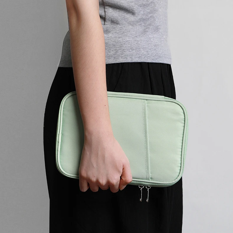 Green Laptop Sleeve 6 6.8 inch Liner Bag for Macbook High Quality Laptop Case Customizable Bag,New Job Gifts