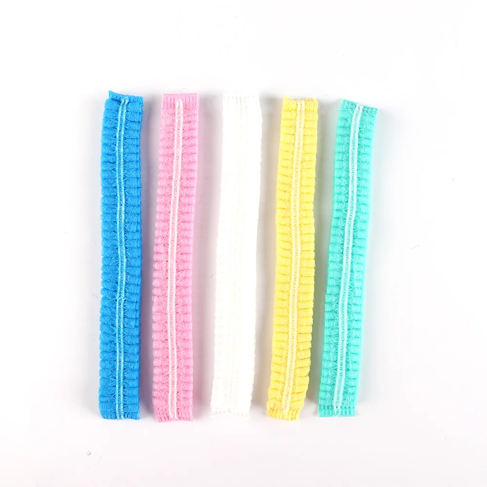 Nonwoven disposable mob medical hair bouffant cap