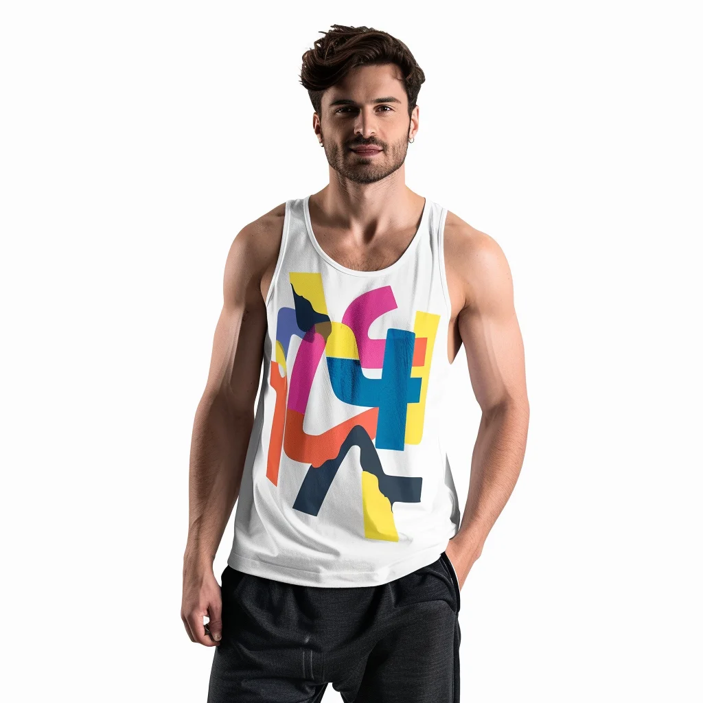 Wholesale Custom Cotton Stringer Gym Vest Fitness Singlet Workout Muscle Bodybuilding Mens Tank Top