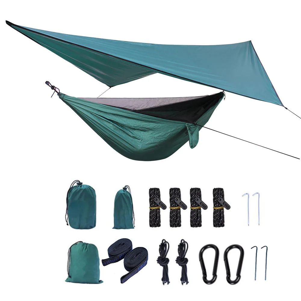 Outdoor Travel Double Person Camping Tent Hanging Hammock Swing Bed Mosquito Camping Canopy