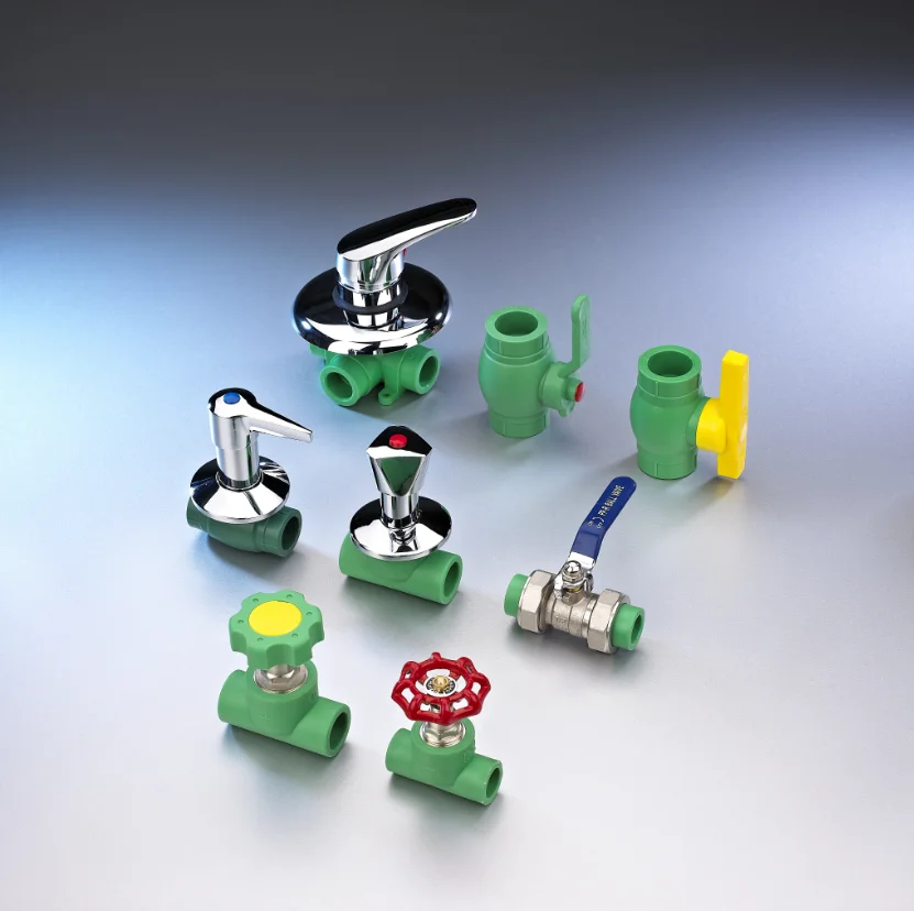 Deso Stop Valve Water Pipe Fitting Plastic PPR Union butterfly Shut-off Check Valve