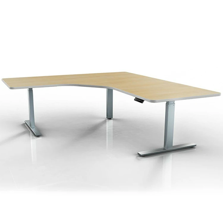 Height Adjustable Sit Stand Desk with 3 Legs 3 Motors Electric Lifting Table Frame