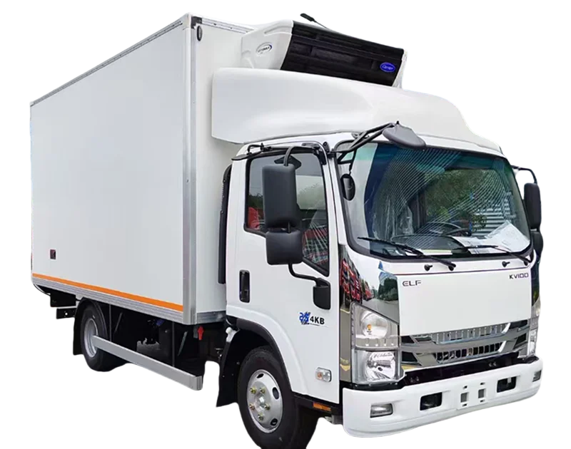 Best Price 4x2 ISUZU  KV100 Freezer Truck 6 Ton Refrigerated Tank Truck