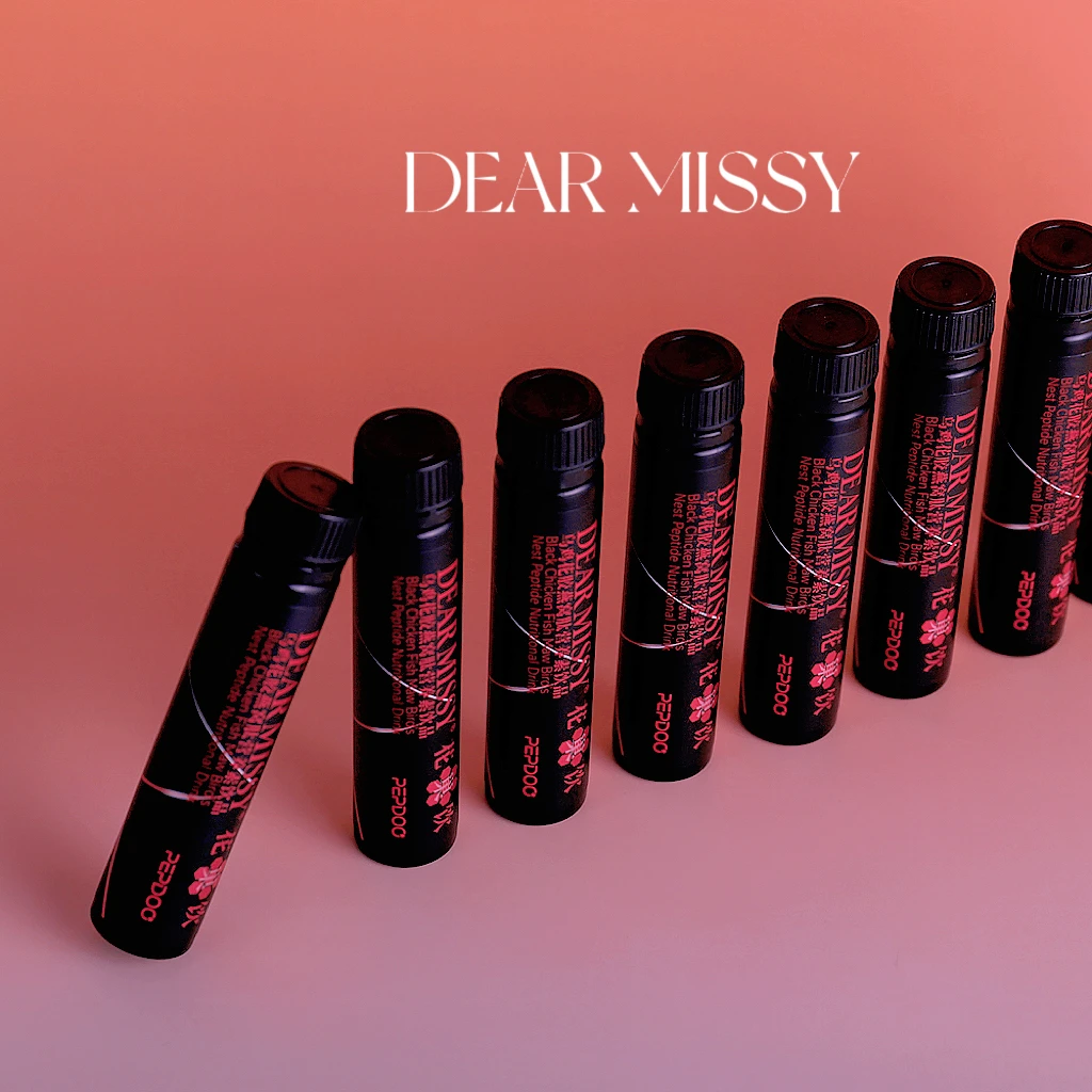 Private label Anti-aging ovary drink Black chicken peptide antioxidant blood supplement herbal youth immune collagen drink