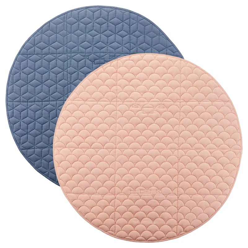 Organic cotton quilted baby mat crawling blanket baby care play mat cotton baby play mat eco crawl diamond quilted nap