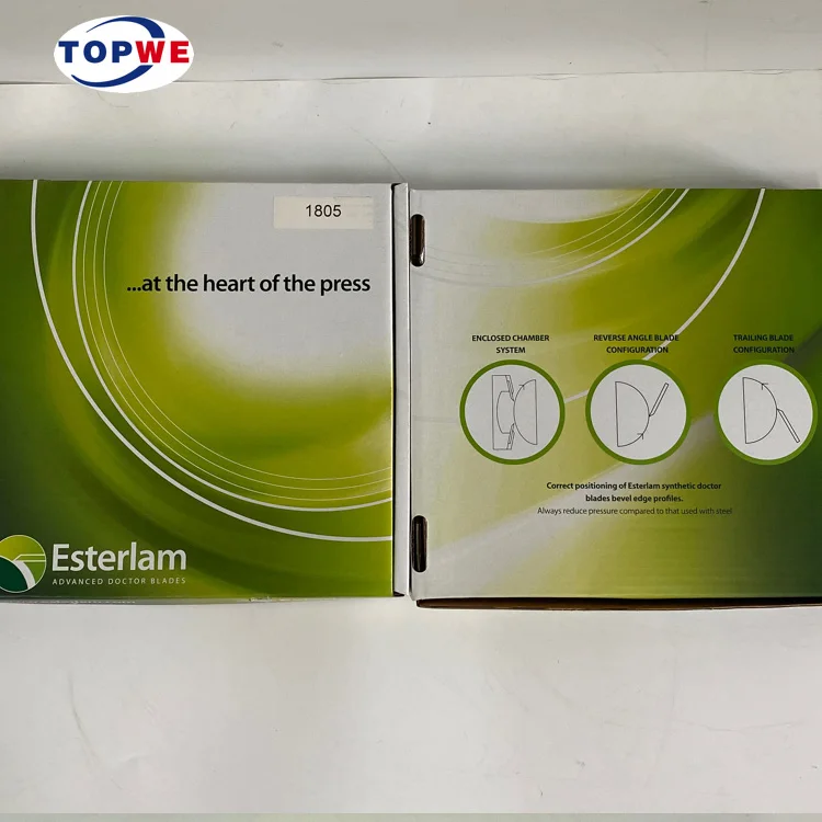 Esterlam Corrugated Box Printing / Coating Polyester Doctor Blade