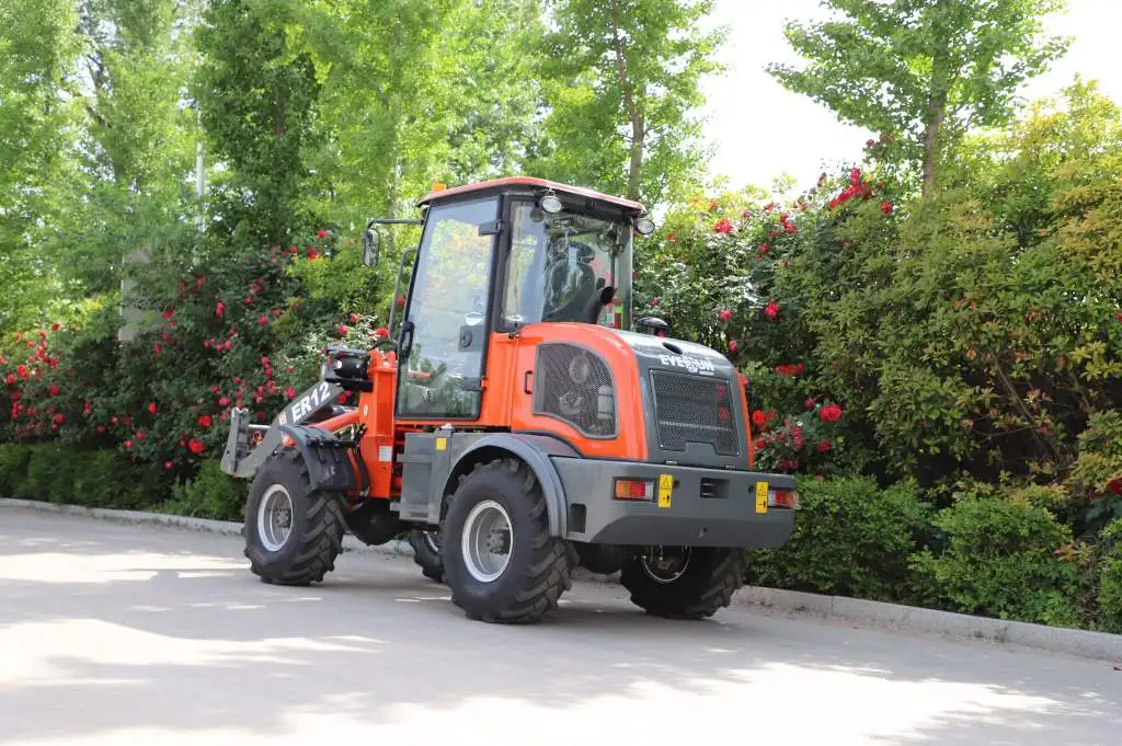 Компактный мини-фронтальный погрузчик Everun ER12 1200 кг