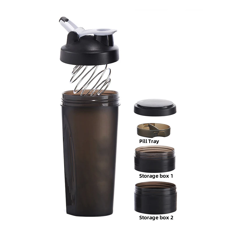 Workout Unique Small Mouth Outdoors Sports Shakers Plastic Water Bottle Custom Bottles Milk Protein Shaker Plastic Water Bottle
