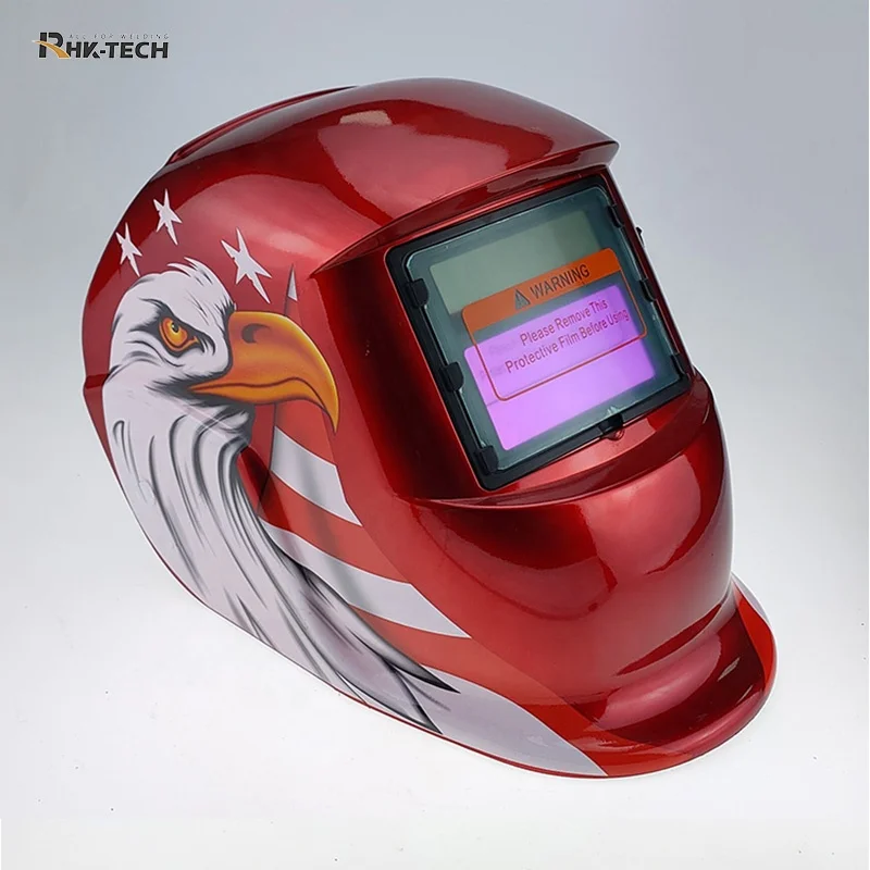 RHK Auto Darkening Welding Helmet True Color Solar Powered Welding Mask with Adjustable Shade 9-13