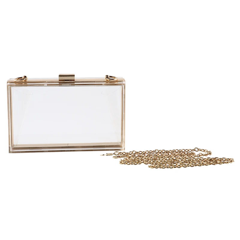 
Customizable Designed Handmade Acrylic Evening Bag Translucent Clutch Purse For Wedding/banquet/party 