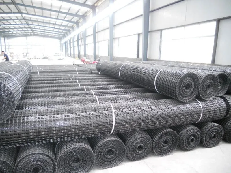 road foundation material of black plastic geogrid in roll