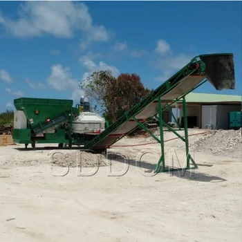 MC1200 small concrete batching plant with Siemens Control system