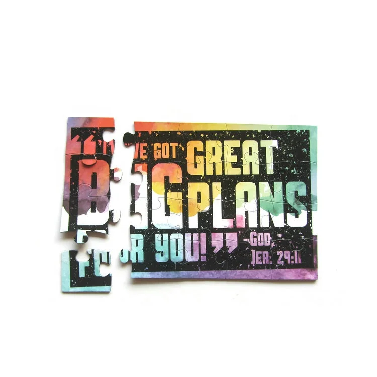 Artistic font design educational toys Magnetic picture Puzzle  jigsaw  Rubber  Magnetic toy