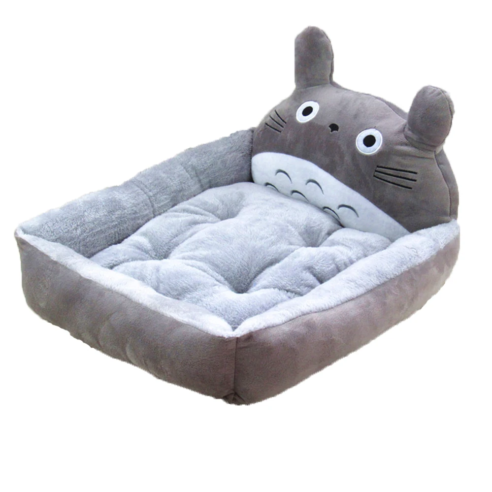 Hot sale durable warm soft winter pet supplies grey color Totoro item pet beds for dogs and cats