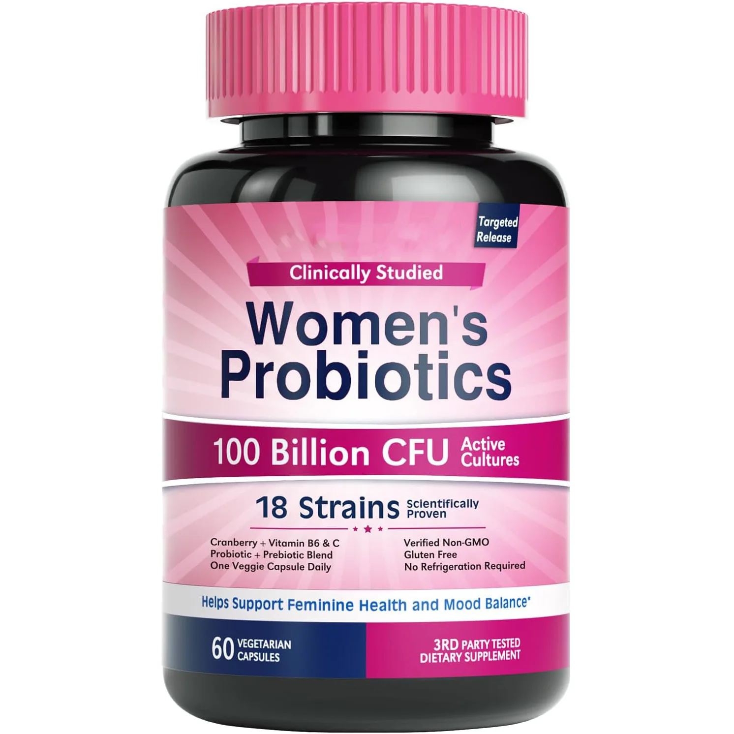 OEM Hot Selling Direct Factory Supply Women Probiotic Capsules For Women, Support Logo Customization And Label Printing