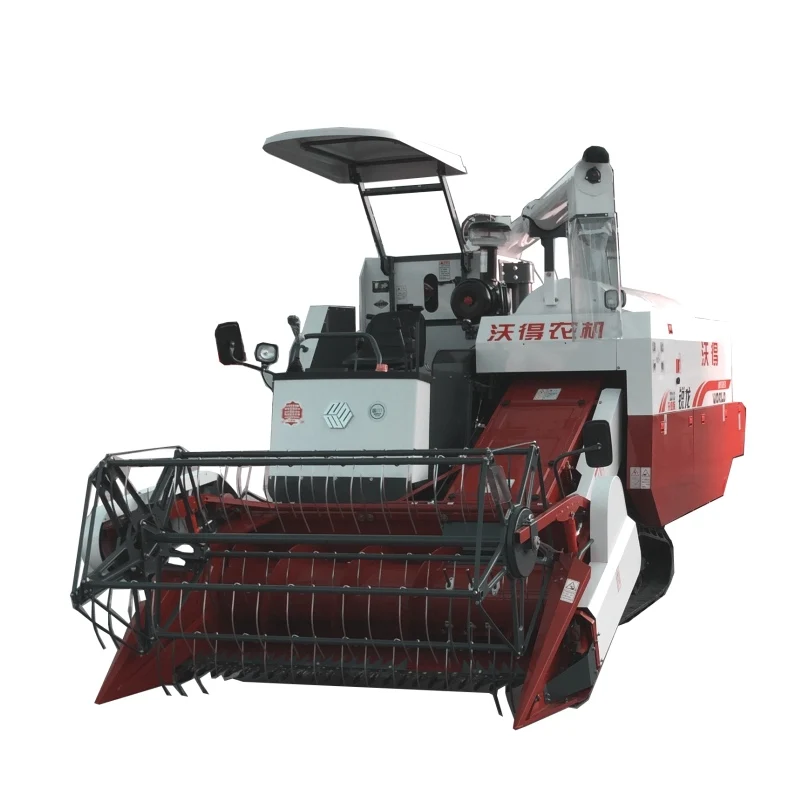 WORLD 4LZ-6.0P 102HP Combine Harvester Machine for Rice Wheat Corn Harvesting