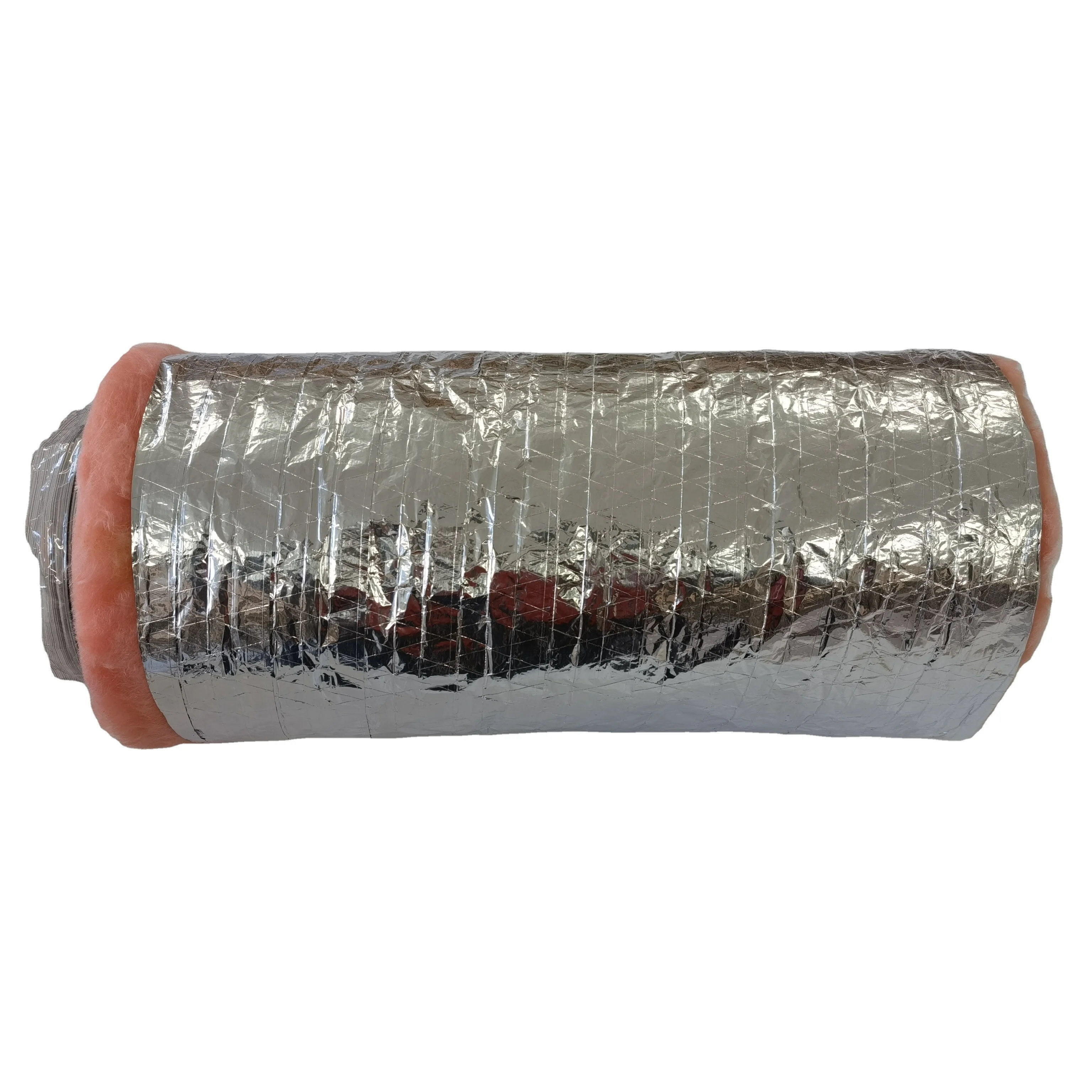 R6 R8 aluminum foil flexible duct for HVAC Insulated duct with Heat Resistance 1 YEAR  Online Technical Support (1600276514943)