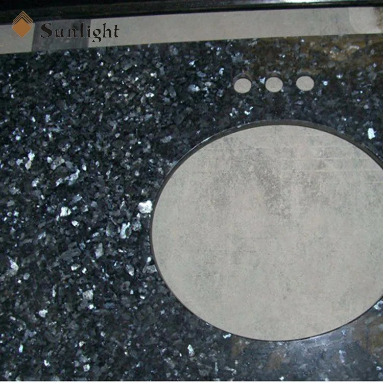 blue  countertop materials blue pearl granite kitchen countertop price