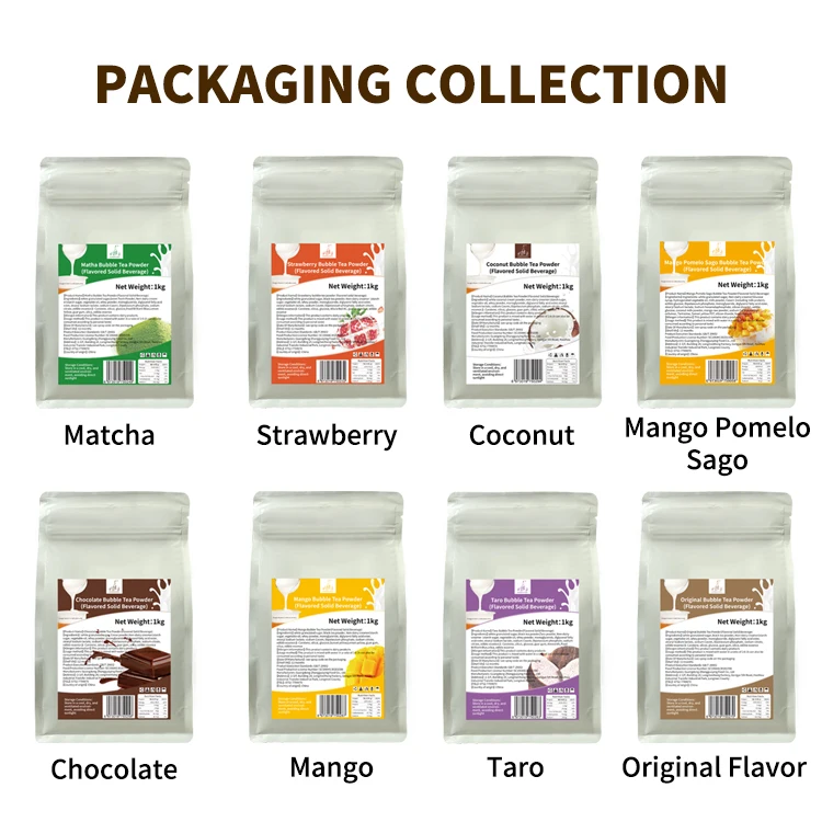 Factory Supply 1KG Premix Powder Mango Flavored for Bubble Tea