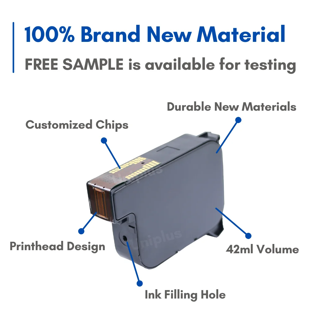 Strict Quality Control Tij2.5 Thermal Ink Jet Cartridge For Carton Metal Plastic Printing