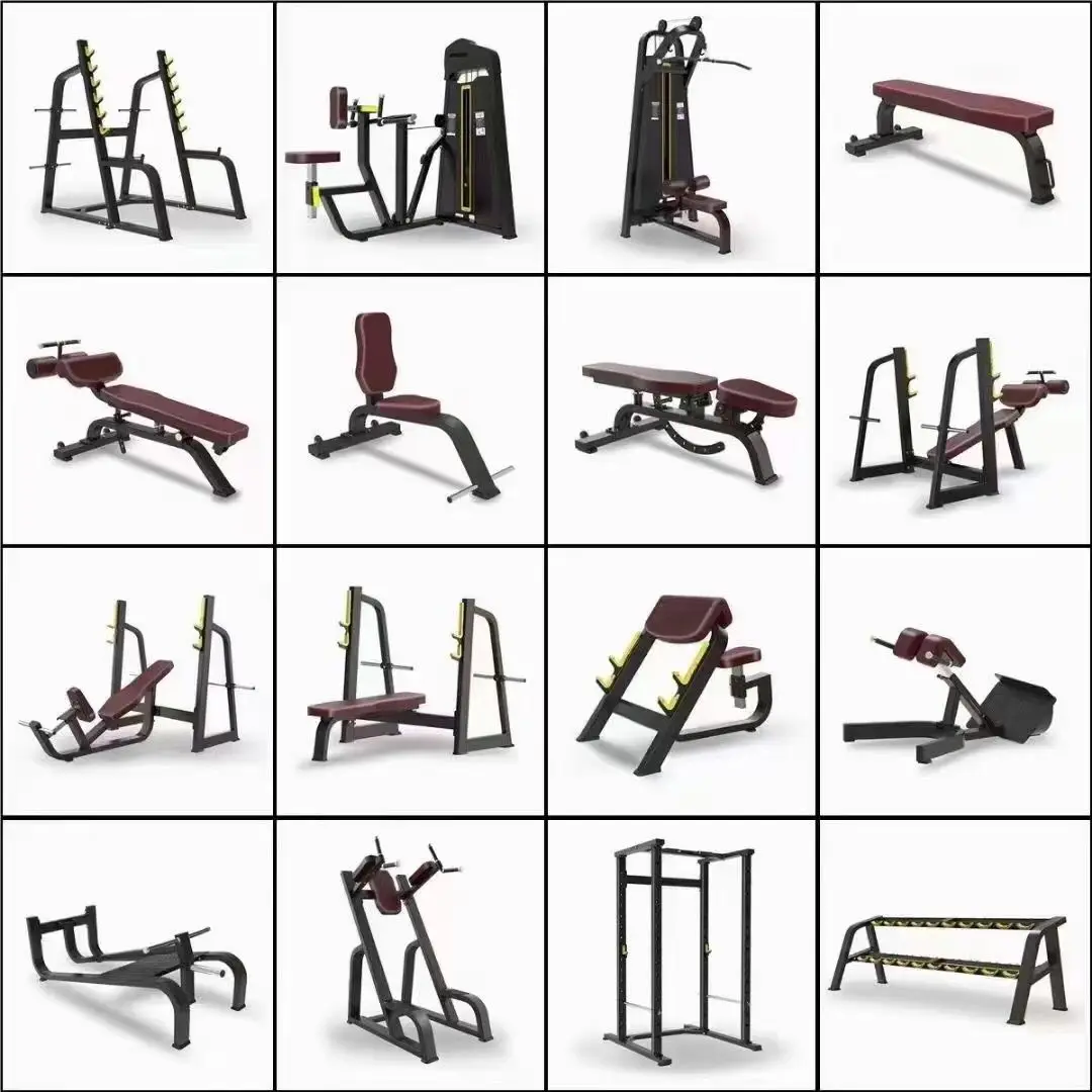 Best-selling free weight bench press rack for gym, incline press rack, commercial gym incline chest press rack