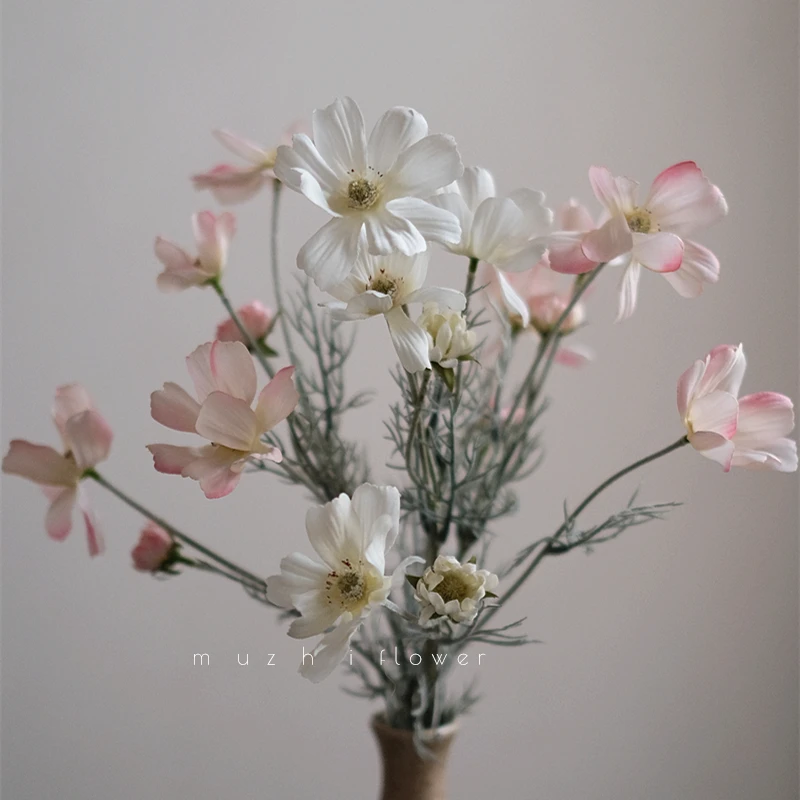 Wholesale Daisy Artificial Flowers bunch Calliopsis High Quality Silk Decorations Home and Wedding Decoration