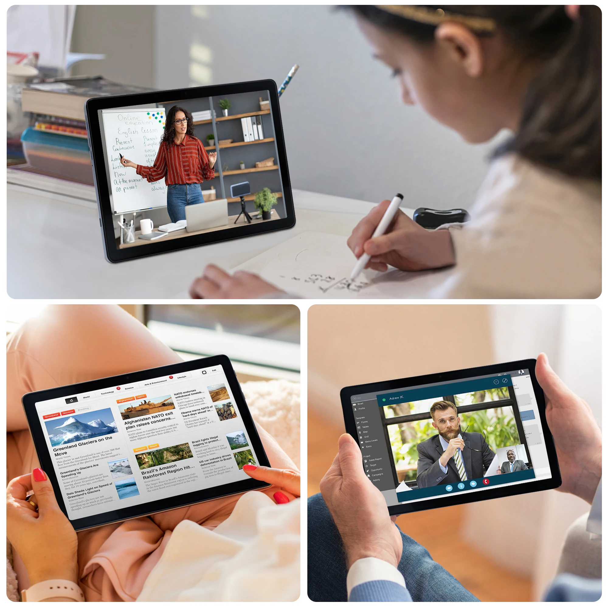 Veidoo 10 inch WIFI 6 Android 13 Octa Core Tablet 8GB RAM 128GB ROM TF 512 Dual Camera 5000 mAh Tablet PC