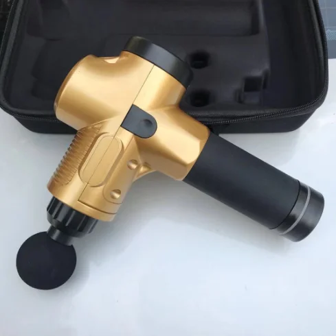 Электрический прозрачный мини черный Новый Вибрационный Массажный пистолет для мышц