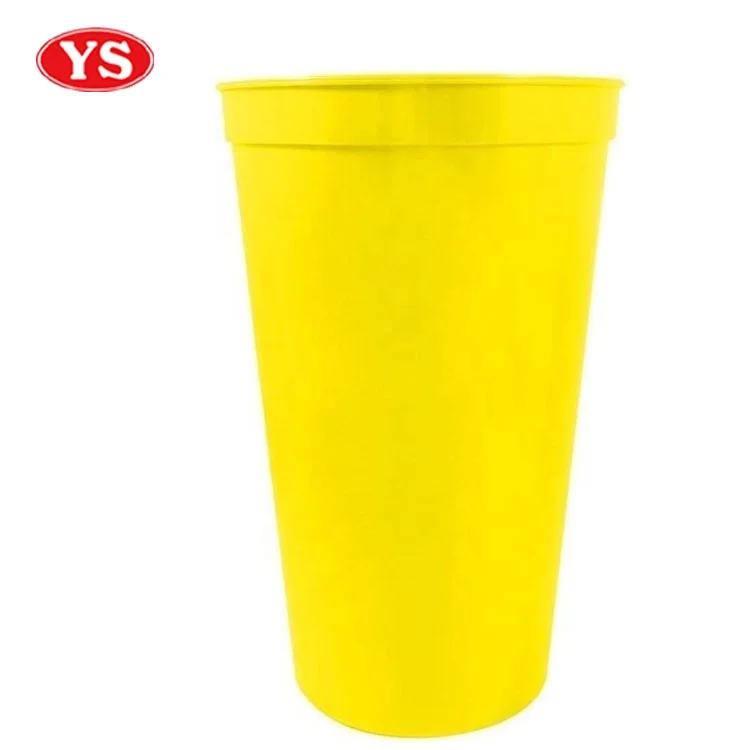 promotional orange plastic cup 650ml