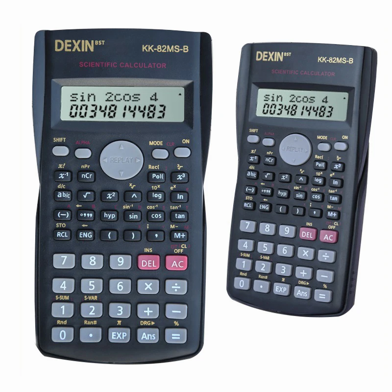 DEXIN школьный экзамен 12 цифр 240 функций ученик калькулятор электронная Математика большой экран научный