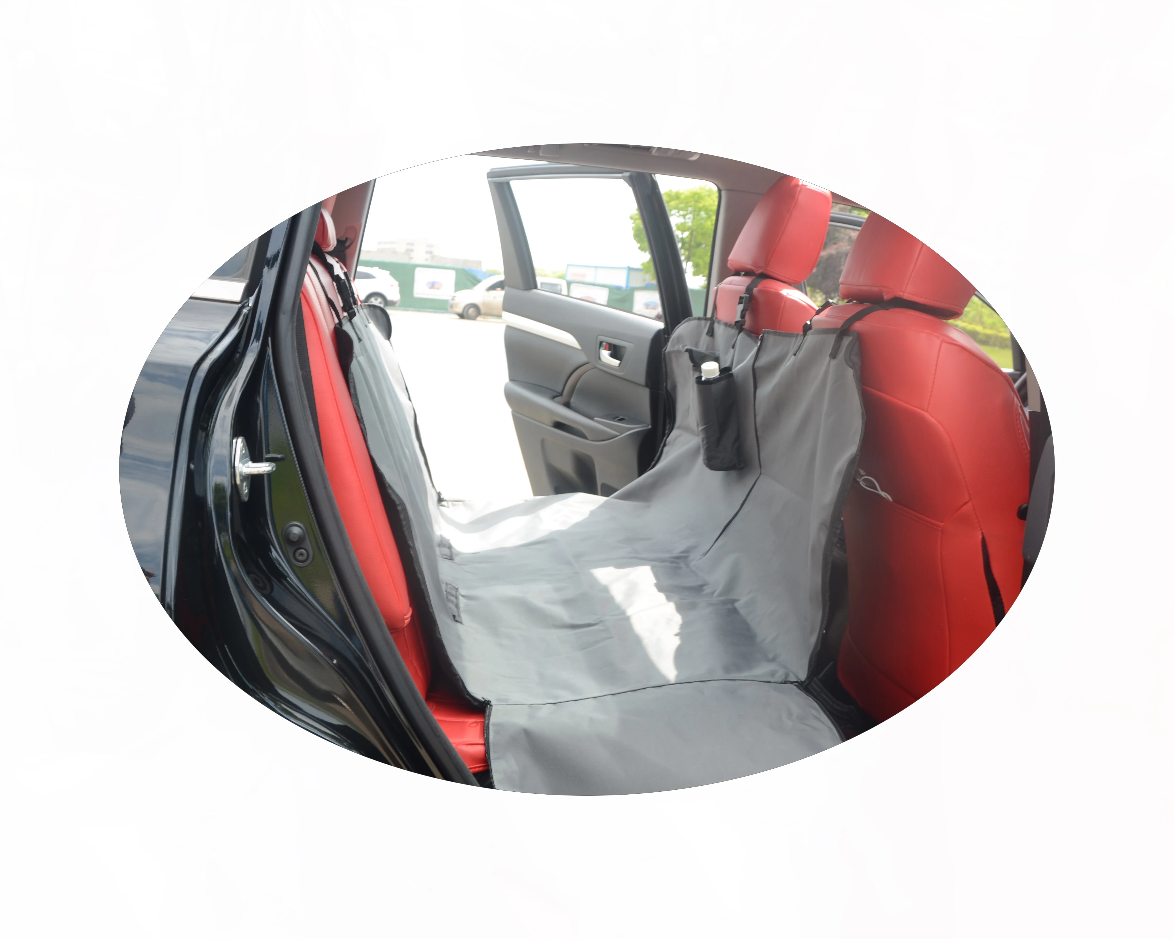 Pet door car seat cover travel accessories waterproof carrier dog seat cover foldable dustproof dog hammock dog car barrier