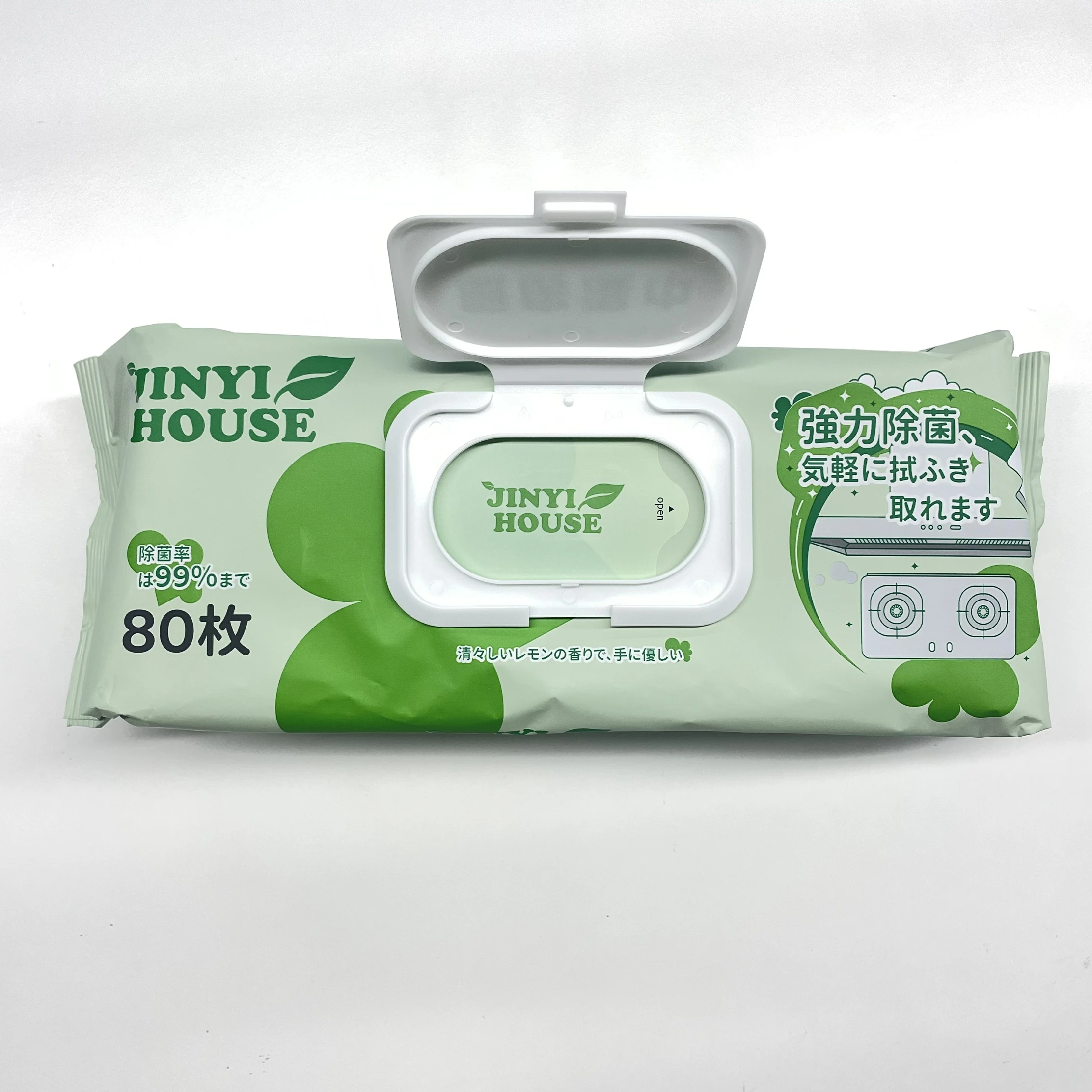 Пользовательские Нетканые кухонные влажные салфетки из спанлейса