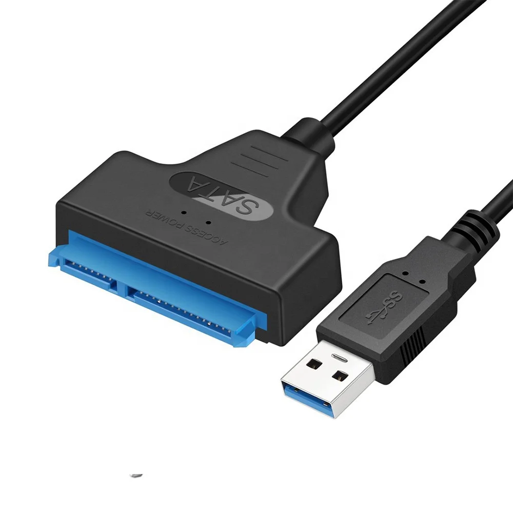 Doonjiey USB 3.0 to SATA III 22Pin Adapter Cable Reader for 2.5" External HDD SSD