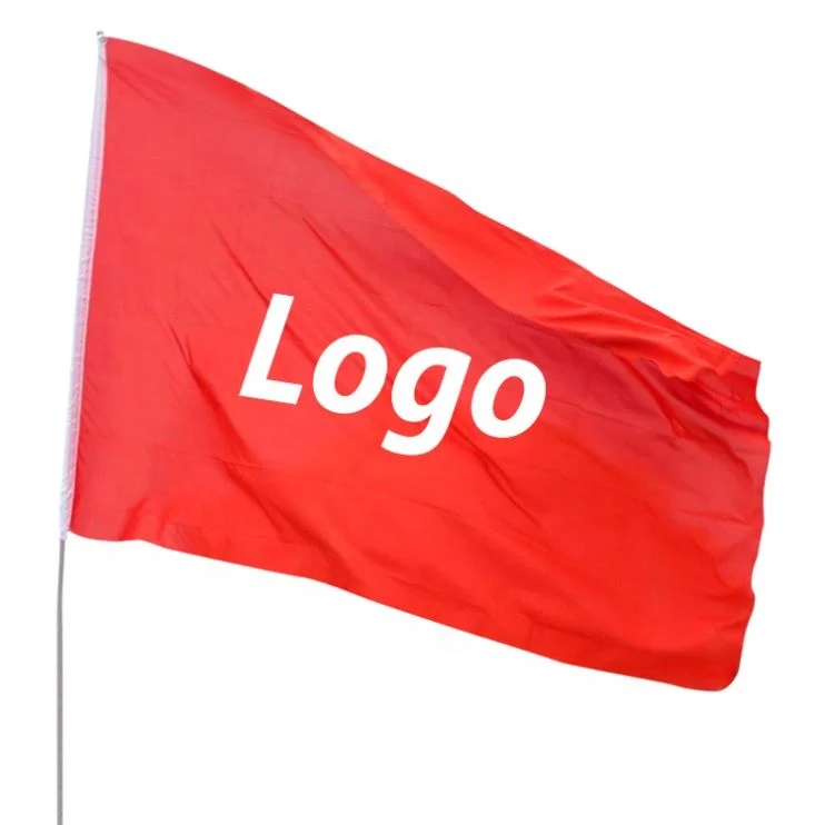 Promotion Custom Flag Sublimation Nylon Logo Banner Any Design Outdoor Flying Flag 3X5ft Custom Flag