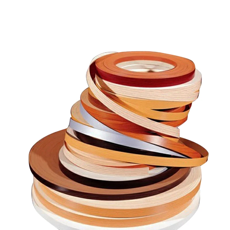 Co-Extrusion Pvc U Trim Furniture Cabinet 3Mm Formica 19 Mm Wood Finished 5Mm Thick Laminated Edge Banding