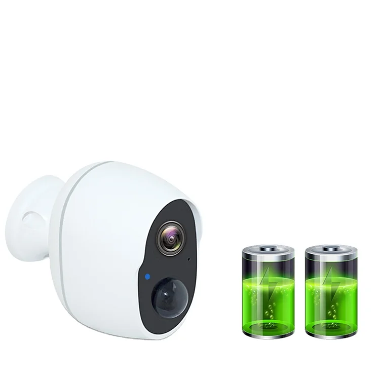 Smart Indoor Outdoor  Wifi Tuya Camera 1080P  IP CCTV Camera Battery Powered