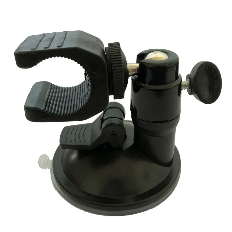 Strong 65mm sucker suction cup with u clamp for flashlight 22-27mm diameter