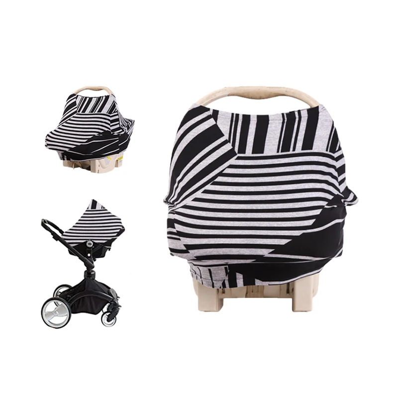 wholesale multi-use scarf breastfeeding Car Chair carseat cover baby carseat cover blank