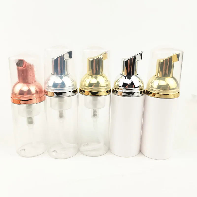 30ml 50ml 60ml 100ml 150ml 200ml  250ml PET foam pump bottles plastic empty refillable cosmetic foaming soap pump bottle