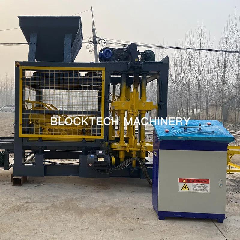 BLOCKTECH QT4-25  ecological bricks used paver block machine for sale interlocking block machine blocks make machines