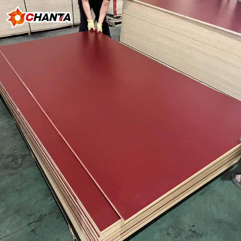 1220x2440mm both sides melamine chipboard mdf 18mm white coloured mdf board