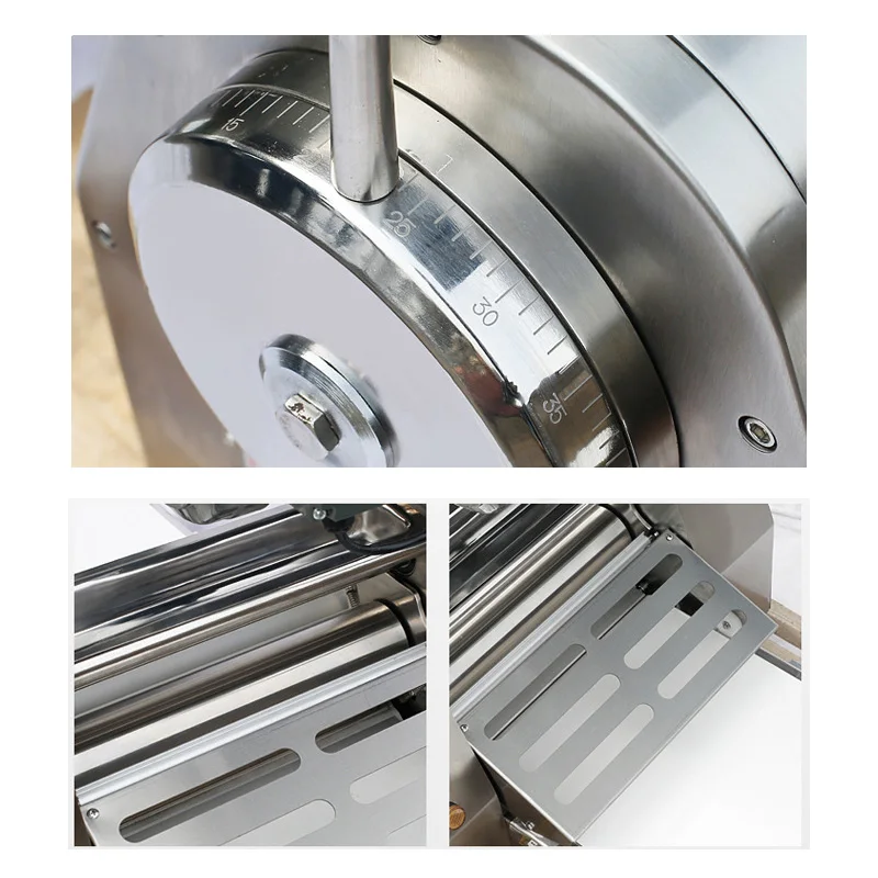 High Quality Automatic Croissant Pastry Machine Mini Dough Sheeter Table Top Dough Sheeter