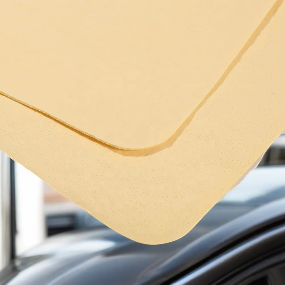 Factory direct price Custom Logo Pva  Synthetic Chamois Towel Microfiber Cleaning Cloth For Car Window Kitchen House Cleaning