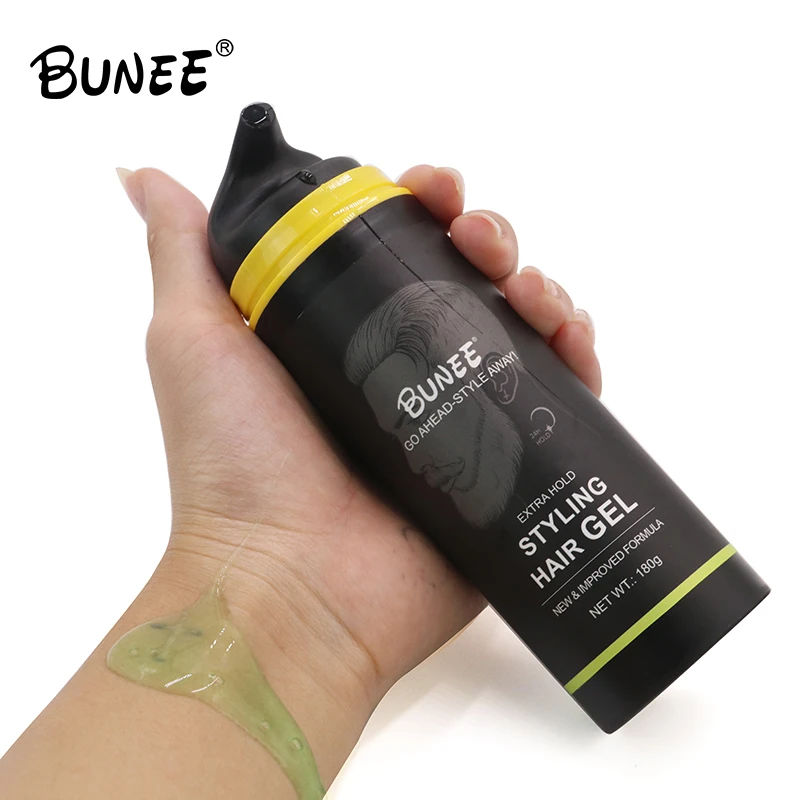 Factory 180g Custom Hair Gel Eco Styler Gel Hair Shining Styling Gel for Hair