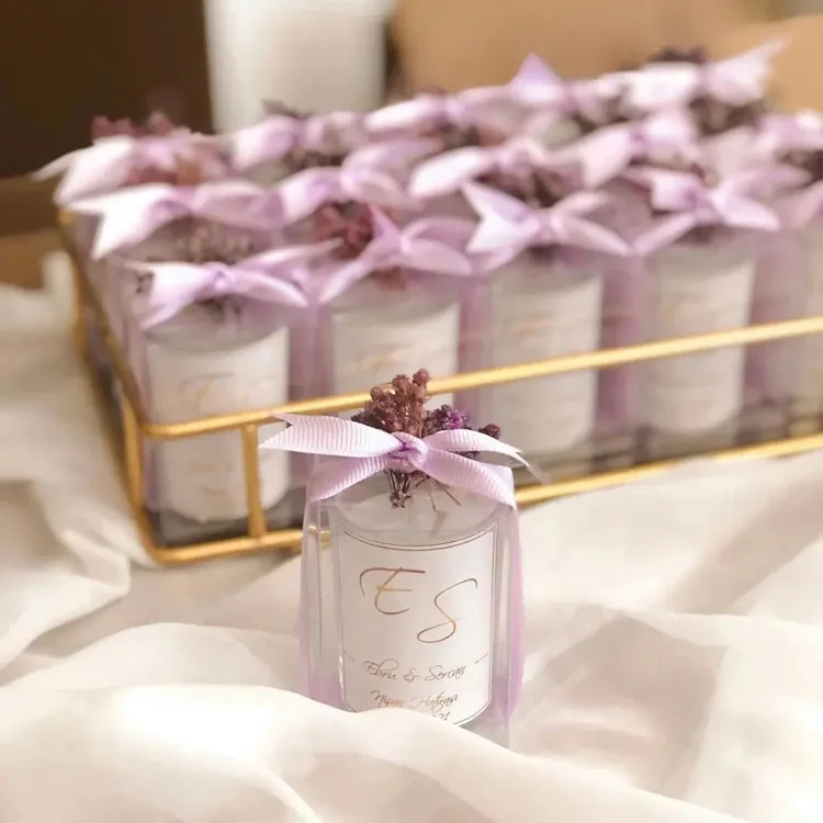Luxury Scented Candles Personalized Custom Wedding Party Candle Favors Wedding Candle Gifts