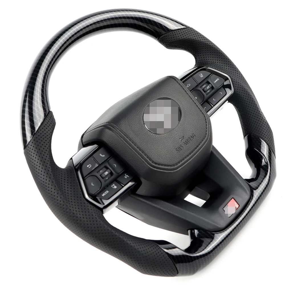Upgrade300 GR Style  Steering wheel  For Toyota LAND CRUISER FJ79 FJ76 FJ70  Steering wheel 2008 2021  Ordinary carbon wheel