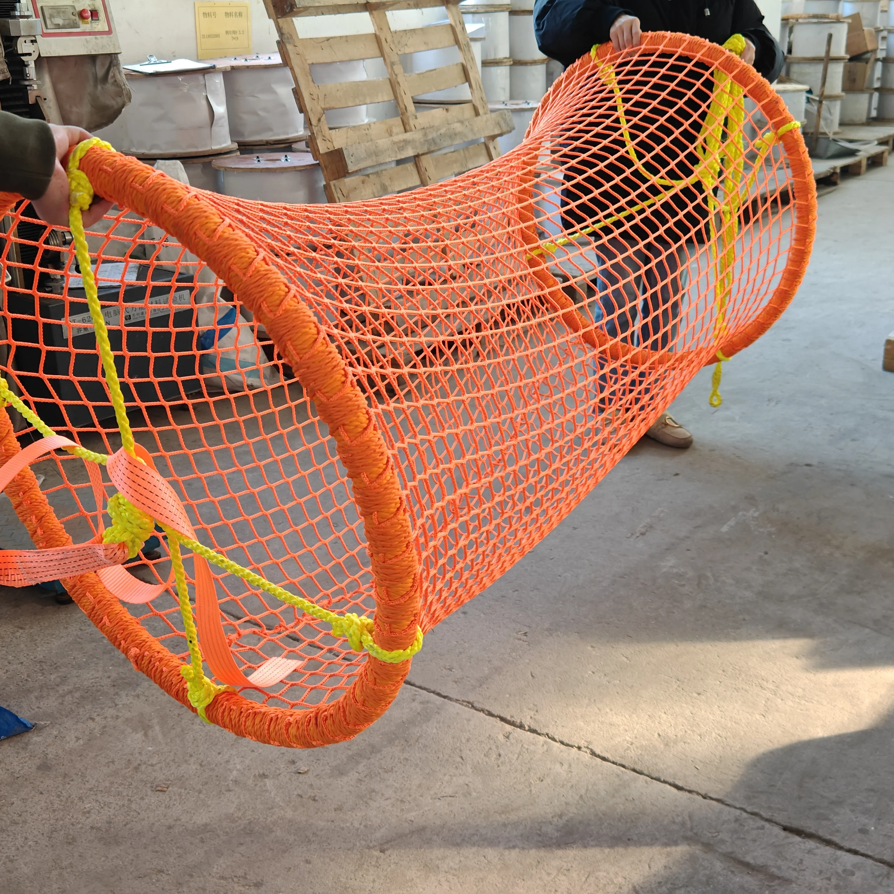 2.4 meter 3 meter Rope net rounding tunnel for tree hanging outdoor playground